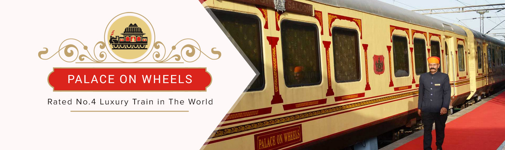 Palace on Wheels Train Exterior View 