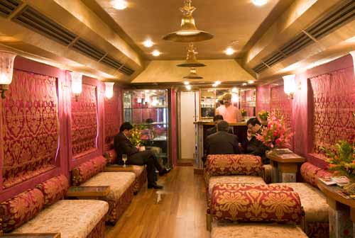 Palace on Wheels India - Sitting Lounge